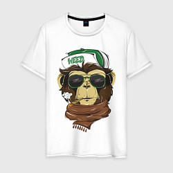 Мужская футболка Cool обезьяна