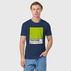 Футболка хлопковая мужская Shrek: Pantone Color, цвет: тёмно-синий — фото 2