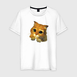 Мужская футболка Шрек: Кот в сапогах
