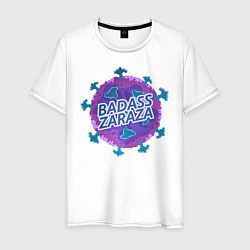 Мужская футболка Covid-19 BADASS ZARAZA