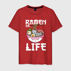 Мужская футболка Ramen life