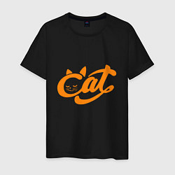 Мужская футболка Кот - Cat