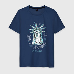 Мужская футболка Статуя Свободы