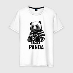 Мужская футболка Плохая панда