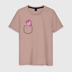 Мужская футболка Pinkie Dance в кармане