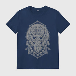 Мужская футболка Трицератопс