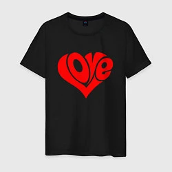 Мужская футболка ЛЮБОВЬ LOVE Z