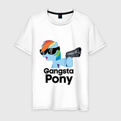 Мужская футболка Gangsta pony