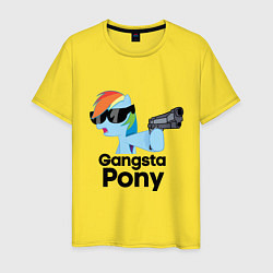 Мужская футболка Gangsta pony