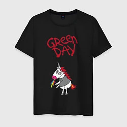 Мужская футболка Green Day Unicorn