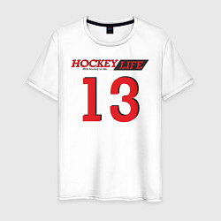 Мужская футболка Hockey life Number series