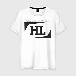 Мужская футболка Hockey life HL logo