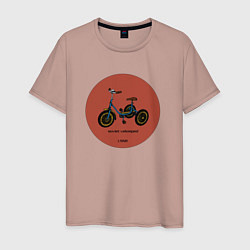 Мужская футболка Ретро велосипед