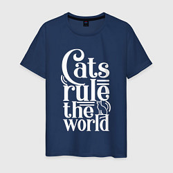 Мужская футболка Кошки правят миром