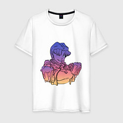 Мужская футболка Evangelion Misato Gradient