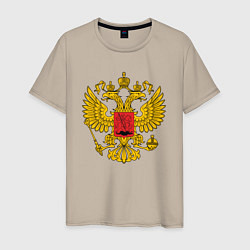 Мужская футболка ГЕРБ РОССИИ RUSSIA