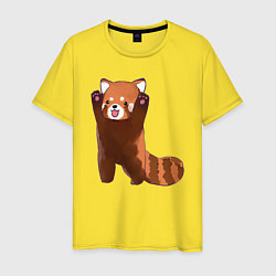 Мужская футболка Нападение милой панды