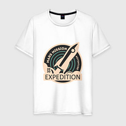 Мужская футболка 2030 - Миссия на Марс