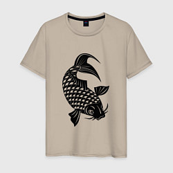 Мужская футболка Карп кои рыба
