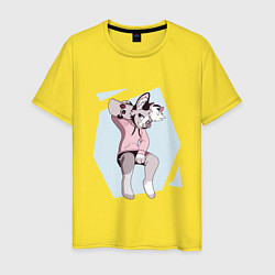 Мужская футболка Собака Фурри Furry