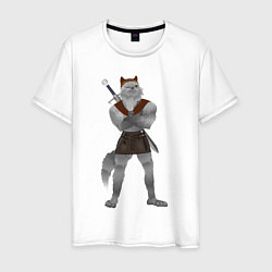 Мужская футболка Боевой кот