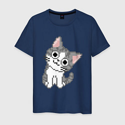 Мужская футболка Pixel Cat