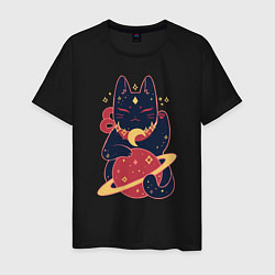 Мужская футболка Space cat