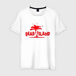 Футболка хлопковая мужская Dead island, цвет: белый