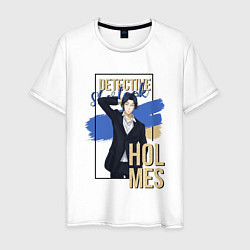 Мужская футболка Sherlock Detective Holmes