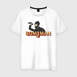 Мужская футболка BomjMan Logo2