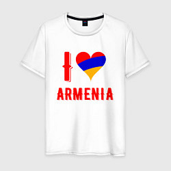 Мужская футболка I Love Armenia