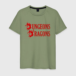 Мужская футболка Dungeons and Dragons Драконы