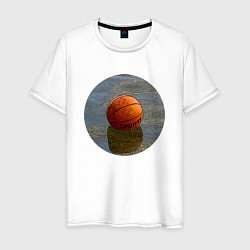 Футболка хлопковая мужская Streetball, цвет: белый