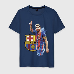 Мужская футболка Lionel Messi Barcelona Argentina!