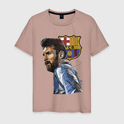 Мужская футболка Lionel Messi Barcelona Argentina Striker