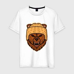 Мужская футболка Грозный медведь