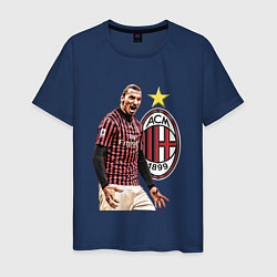 Мужская футболка Zlatan Ibrahimovic Milan Italy