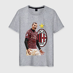 Мужская футболка Zlatan Ibrahimovic Milan Italy