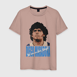 Мужская футболка Мы помним, Диего!