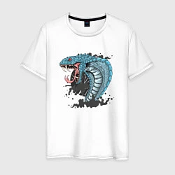 Мужская футболка Голова змеи