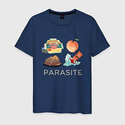 Мужская футболка Parasite Food