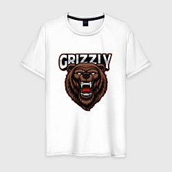 Мужская футболка Медведь Grizzly