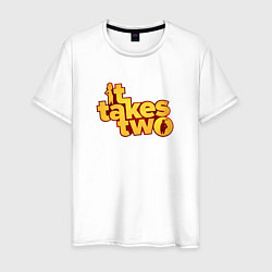 Мужская футболка It Takes Two Logo