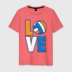 Мужская футболка Love Volleyball