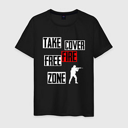 Мужская футболка Battlegrounds zone