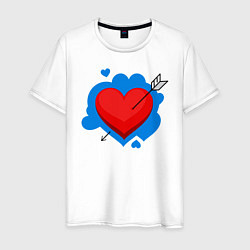 Мужская футболка Влюбленное сердце