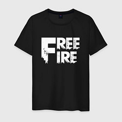 Мужская футболка FREEFIRE FF WHITE LOGO Z
