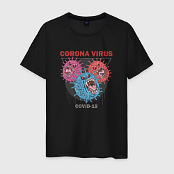 Мужская футболка Коронавирус Coronavirus