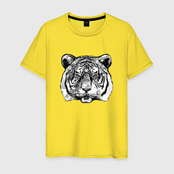 Мужская футболка Тигр голова