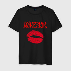 Футболка хлопковая мужская Maneskin Монэскин Z, цвет: черный